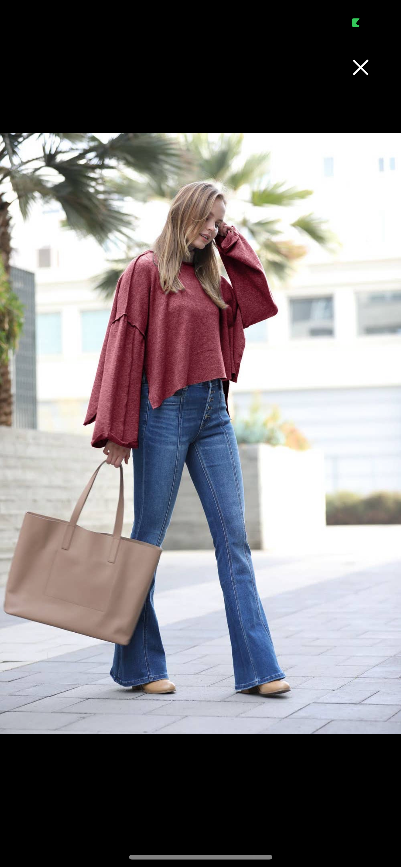 Dk Burgundy Side slit mock neck sweater